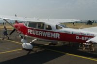 Cessna 206H, D-EFVP, Landesfeuerwehrverband Niedersachsen e.V., Flugplatz bückeburg, 17. Juni 2023