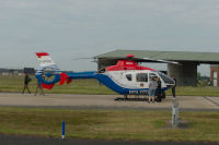 EC-135P2, D-HTWO, Polizeihubschrauberstaffel, Polizei Hamburg, Flugplatz Nordholz, 06.06.2026