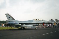 F-16, Niederlndische Luftwaffe, Vliegbasis Gilze-Rijen, Niederlande, 6. Juli 2002