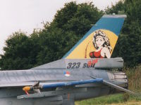 F-16, Niederlndische Luftwaffe, Vliegbasis Leeuwarden (NL), 4. Juli 1998