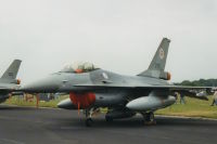 F-16, Norwegische Luftwaffe, Vliegbasis Gilze-Rijen 6. Juli 2002