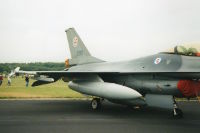 F-16, Norwegische Luftwaffe, Vliegbasis Gilze-Rijen 6. Juli 2002