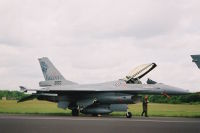 F-16A, Norwegische Luftwaffe, Vliegbasis Twenthe, Niederlande, 20. Juni 2003