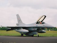 F-16A, Norwegische Luftwaffe, Vliegbasis Twenthe, Niederlande, 20. Juni 2003