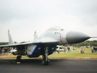 MiG-29, 29+21, Jagdgeschwader 73, 6. Juli 2002, Vliebasis Gilze-Rijen, Niederlande