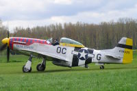 P-51D, Flugplatz Bohmte - Bad Essen, 01. Mai 2015