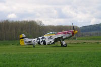 P-51D, Flugplatz Bohmte - Bad Essen, 01. Mai 2015