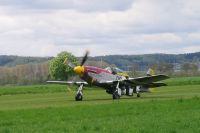 P-51D, Flugplatz Bohmte - Bad Essen, 01. Mai 2015