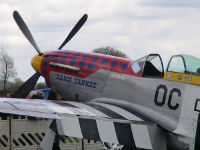 P-51D, Flugplatz Bohmte - Bad Essen, 01. Mai 2015